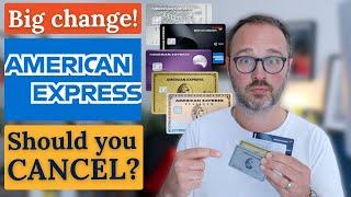 Big Amex fee changes: Should you cancel?