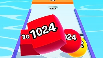 Ball Run 2048 Merge Number ! MAX LEVELS Gameplay Walkthrough New Update Part 270 android, ios