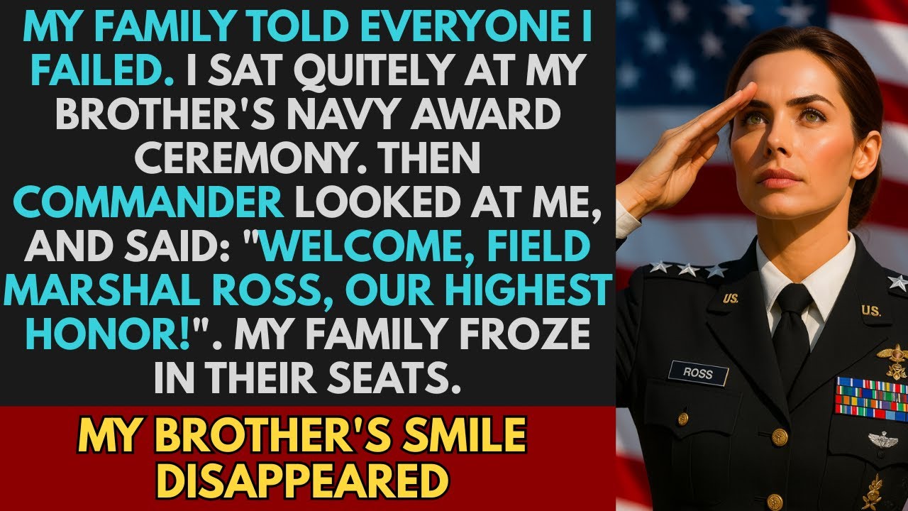 Family Said I Failed — Then the Commander Looked at Me and Said: ‘Welcome, Field Marshal Ross.’