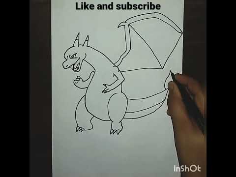 How to draw pokemon drawing Charizard  Pokemon drawing pokemon drawing charizard shorts