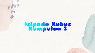 Isipadu Kubus [Kumpulan 2]