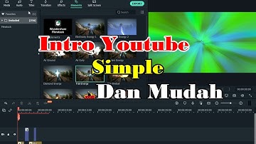 Cara Bikin intro youtube simple dan mudah di app filmora