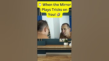 🪞 When the Mirror Plays Tricks on You! 🤣 #AgingHumor #SelfReflection #GettingOlder