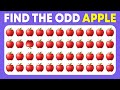 Find The Odd Emoji Out - Fruit Edition! 🍌 🍎 Spot The Difference Emoji Quiz | Easy, Medium, Hard