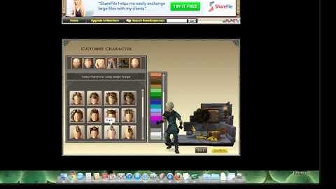 Runescape Playthrough Pt. 1 Character Creation - Voice Over