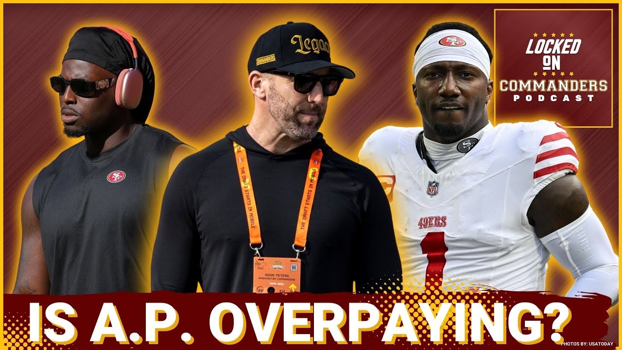 Commanders' Adam Peters Did Not Overpay FREE AGENT Javon Kinlaw | Deebo Samuel Contract & More