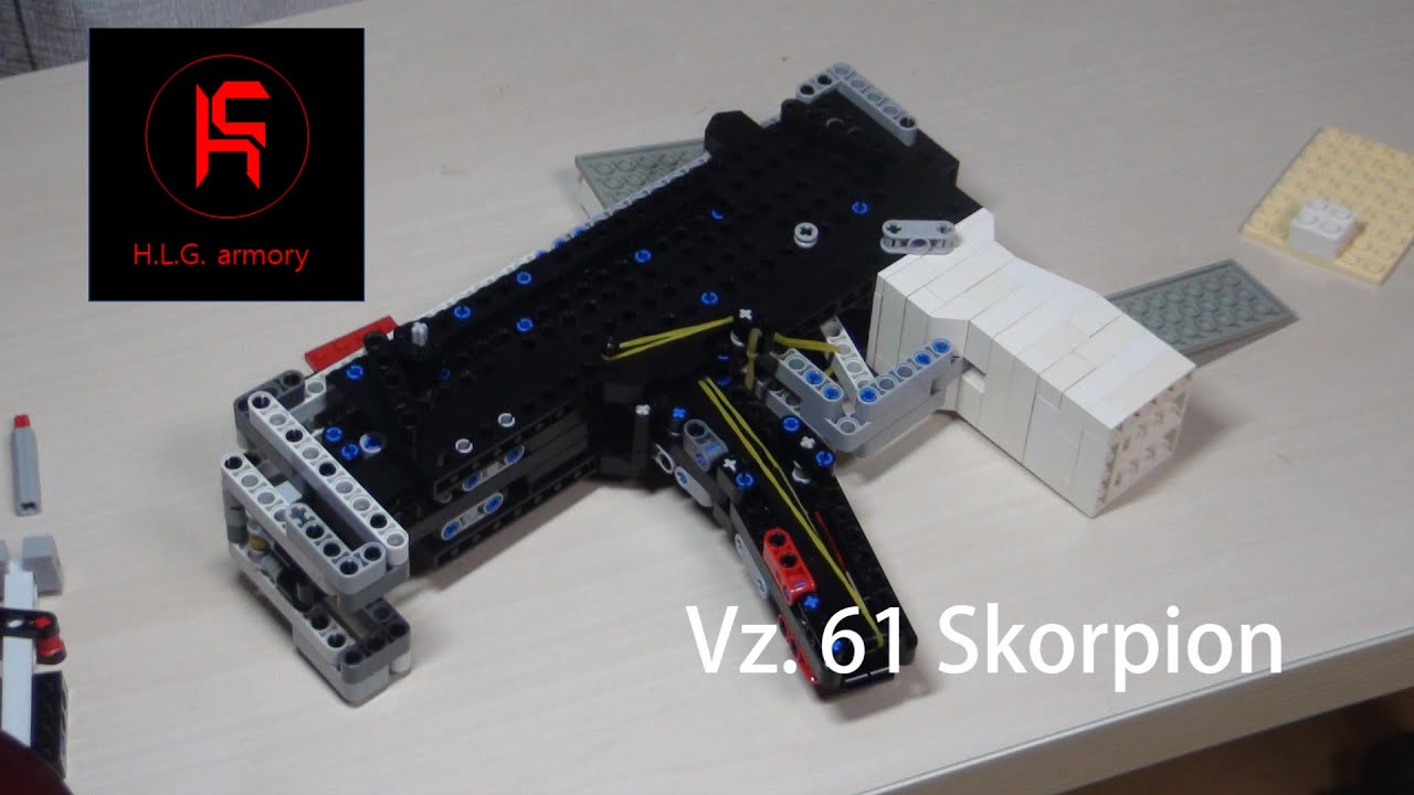 레고 총 - Vz.61 스콜피온 기관권총 / Lego vz61 Skorpion video phone beyonce mp3