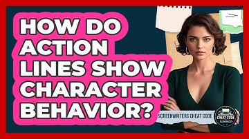 How Do Action Lines Show Character Behavior?