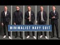 5 Minimalist Navy Suit Outfit Ideas | Men's Wardrobe Essentials