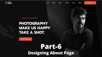 Responsive Personal Portfolio Website Step by Step Using HTML CSS and JAVASCRIPT Part 6