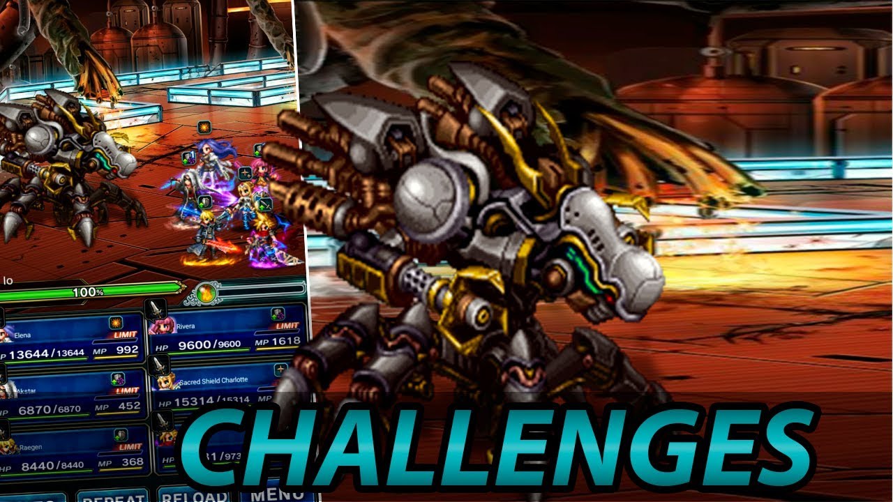 Final Fantasy Brave Exvius - Chamber of Challenges - Physical Light Damage - Io