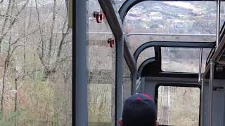 Coming down the Lookout Mountain Incline Railway