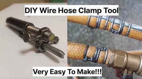 DIY Wire Hose Clamp Tool