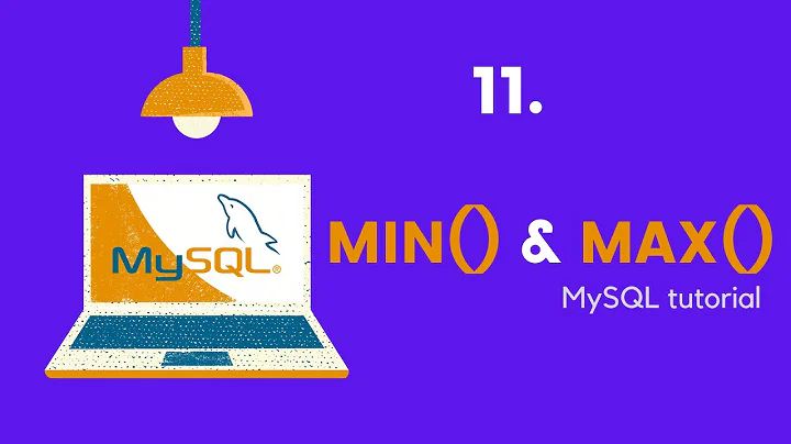 Getting Minimum and Maximum Values in SQL - Max() Min() Function - MySQL tutorials for beginners #11