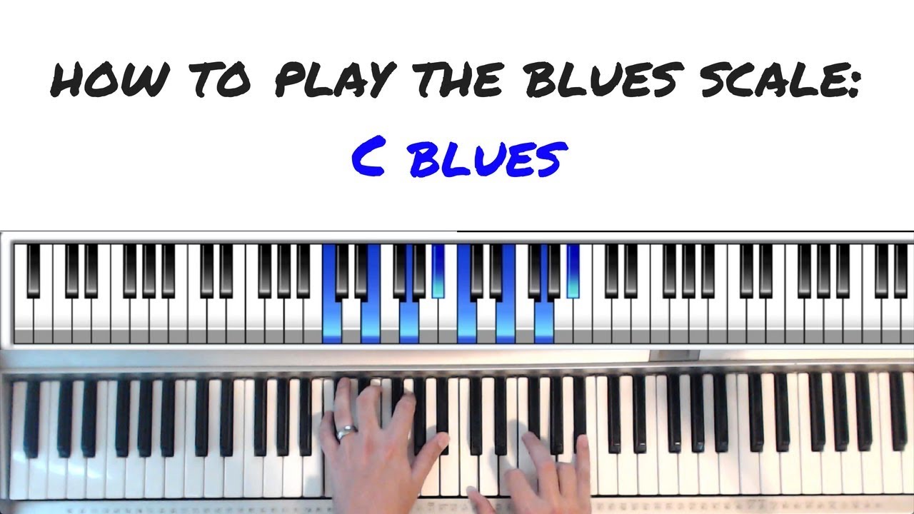 How To Play The Blues Scale C Blues YouTube
