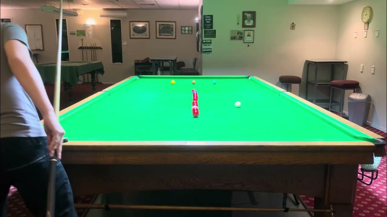 Snooker line up drill practice (Day 30) YouTube