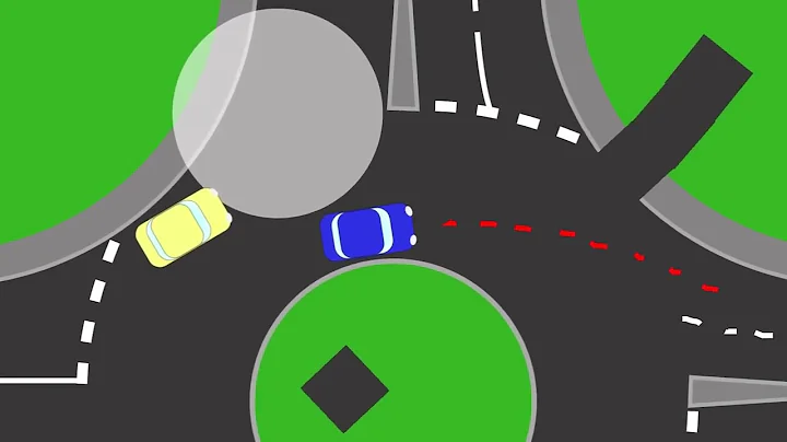 Blind spot on Roundabout