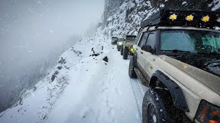 Take your kids winter camping! Snow camping off road with a 4 year old