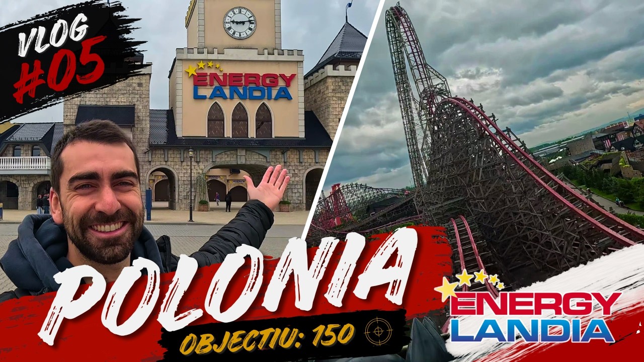 ENERGYLANDIA 🇵🇱 - Vlog Dia 1 (part 1) 🎢 ZADRA la meva muntanya russa 150!