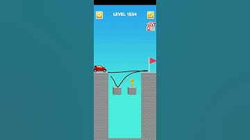 Draw Bridge puzzle level 1534 #game #gameplay #games #gaming #drawing #draw #trending #short #shorts