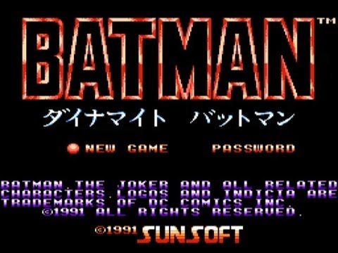 ファミリーコンピュータ - DYNAMITE BATMAN / ダイナマイトバットマン [FC] FC ダイナマイトバットマン / Dynamite Batman Nomiss ALL - YouTube