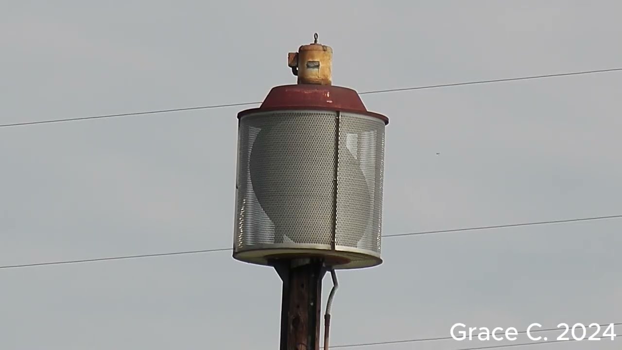 Federal Signal Thunderbeam RSH-10A Tornado Siren Test | Macon, GA