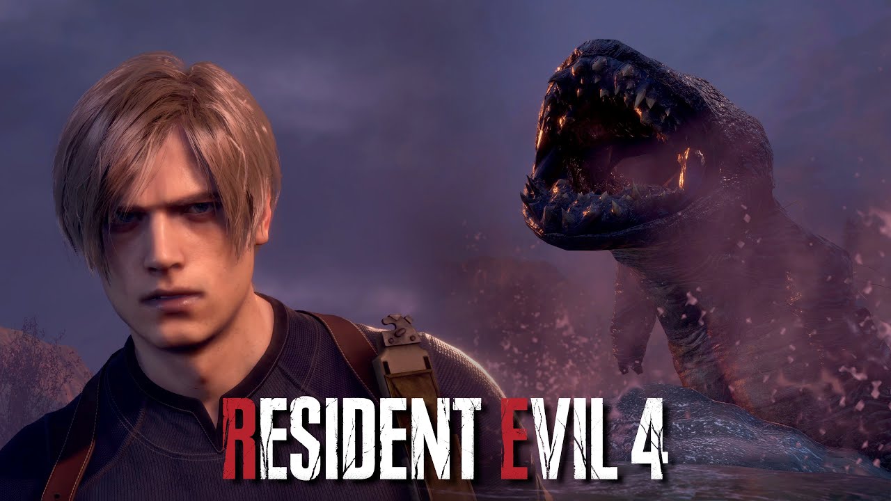 Resident Evil 4 Remake | Leon Vs Del Lago - Del Lago The Lake Monster Boss Fight