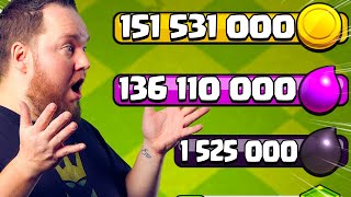 Spending Over 280 Million Loot From the Season Bank! - Clash of Clans