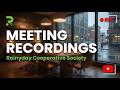 Rainyday Coop Monthly General Meeting April 2026