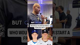Fat Joe answers if he would start an MLB Franchise with Judge or Ohtani