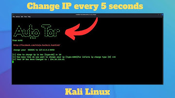 Automatically Change IP Address in every 5 Seconds - 100% ANONYMOUS | Kali Linux