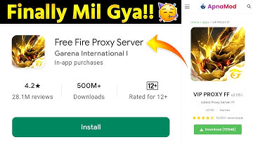 How To Download Proxy Server In Free Fire 💯🥳 🔥 | Free Fire Proxy Server | Proxy Server Free Fire