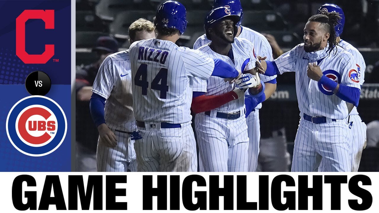 Cubs rally to win on walk-off hit-by-pitch Indians-Cubs Game Highlights 9/15/20