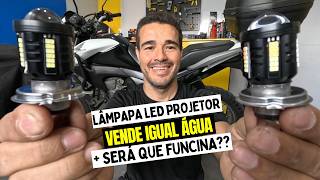 LÂMPADA LED PROJETOR PARA MOTOS: FUNCIONA MESMO NA PRÁTICA?