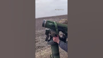 Ukrainian Javelin ATGM crew destroys a Russian armored vehicle #warinukraine #shorts