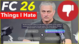 Some of the Most ANNOYING Things in FC 26 Career Mode 😤
