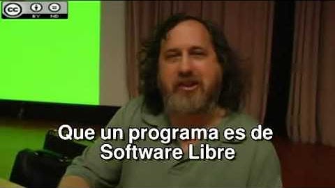 El Software Libre y la Educación   Richard Stallman Subtitulos Español) flv
