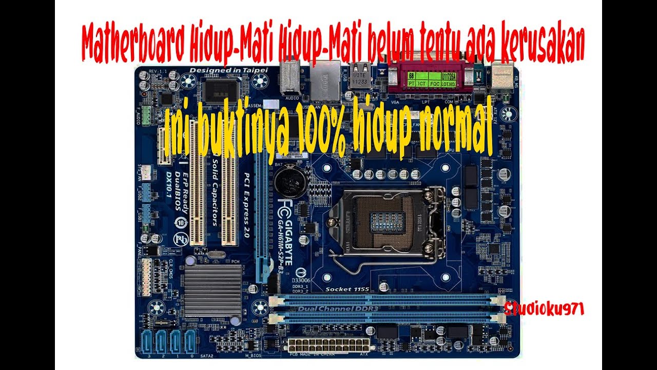 Gigabyete hidup mati hidup mati 100% work
