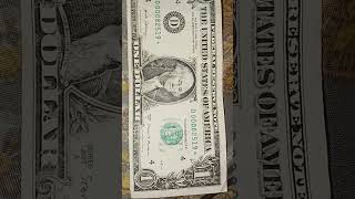 *2017a $1 bill low serial number and also rare 5000 00082519*