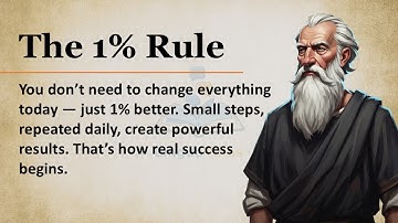 The 1% Rule 🌙 | Small Daily Habits That Build Great Success | English Motivation for Learners