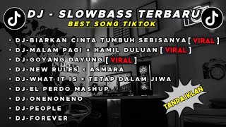 DJ SLOW BASS TERBARU 2023 VIRAL TIKTOK | DJ BIARKAN CINTA TUMBUH SEBISANYA FULL BASS | TANPA IKLAN