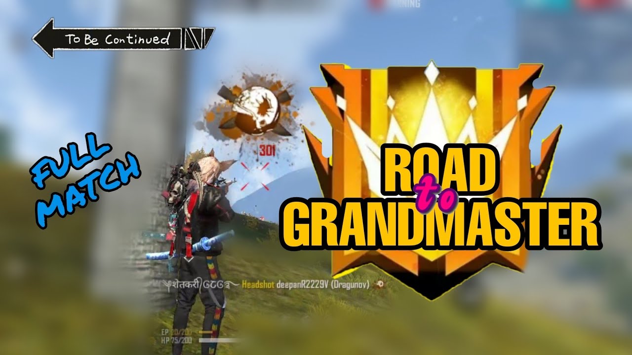 Road To Grandmaster Full Gameplay Free Fire Youtube