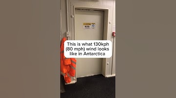 This ferocious storm is rattling & shaking our buildings in Antarctica. The biggest blizzard so far!