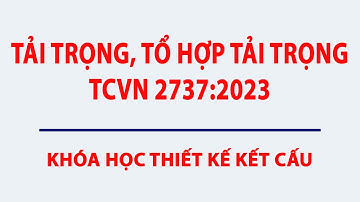 TẢI TRỌNG, TỔ HỢP TẢI TRỌNG TCVN 2737:2023