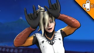 When Mercy GOES CRAZY! - Overwatch Funny & Epic Moments 619