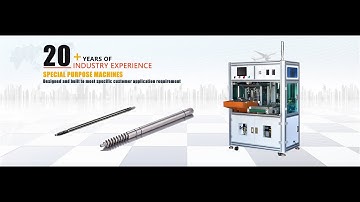 Motor SPLINE shaft Automatic hydraulic punching Spline machine, Special purpose machines