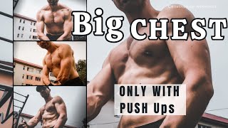 How to Build Massive CHEST only with PUSH UPS | Big CHEST with PUSH UPS #chest #pushups