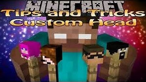How to get custom player heads in minecraft on a server no mods!