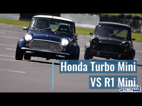 turbo-b18-classic-mini-vs-yamaha-r1-powered-mini