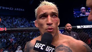 Charles Oliveira Octagon Interview Ufc 280
